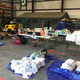 The warehouse BAJA worked out of to coordinate relief efforts.
